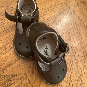 Footmates Brown Leather Mary Janes – Baby Girl Size 2.5